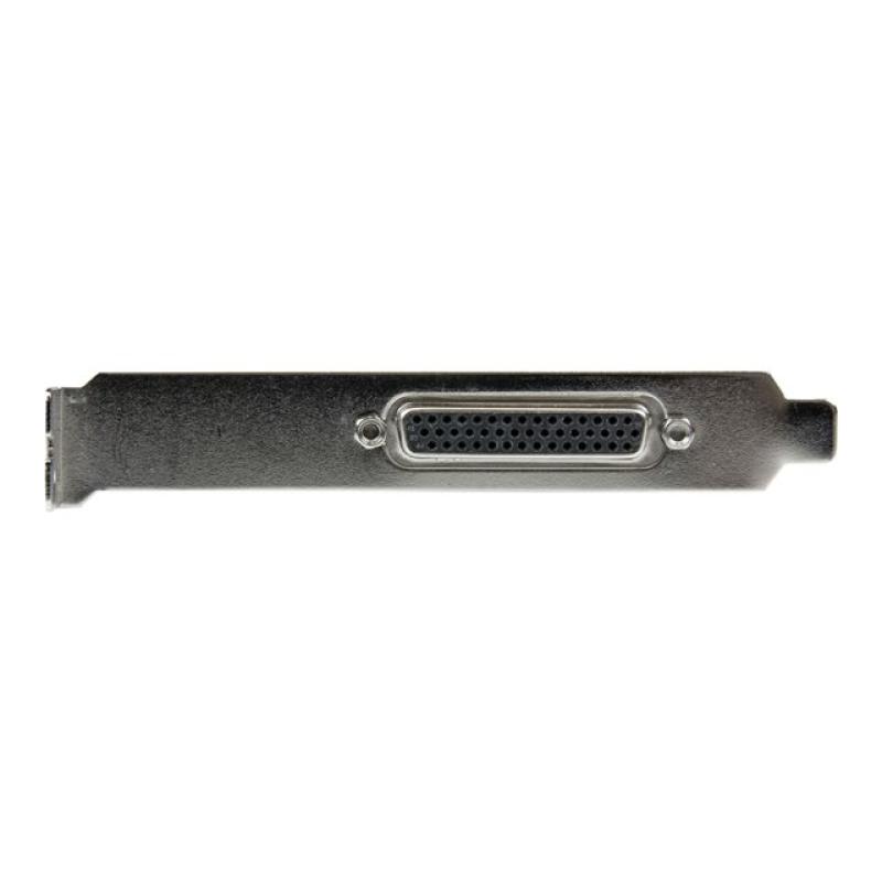 Tarjeta de puertos startech pci express pcie de 4 puertos serie serial combo rs232 y rs485 rs422