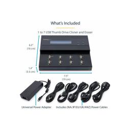 Duplicador clonador de memoria usb startech 8x usb 2.0
