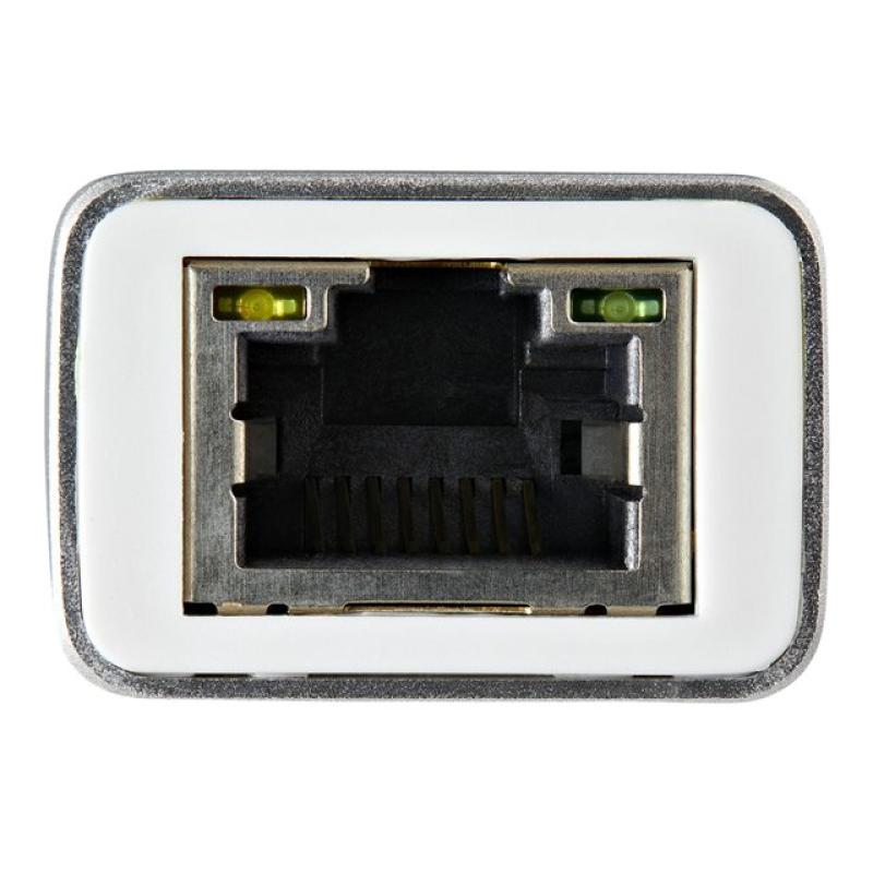 Adaptador usb tipo c a rj45 startech macho - hembra plata