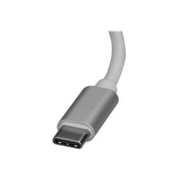 Adaptador usb tipo c a rj45 startech macho - hembra plata