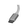 Adaptador usb tipo c a rj45 startech macho - hembra plata