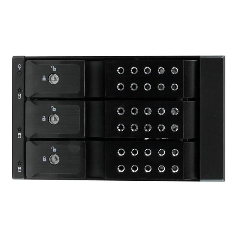 Rack movil startech 3 bahias 3.5 pulgadas