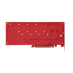 Tarjeta de interfaz startech quad - m2 - pcie - card - b