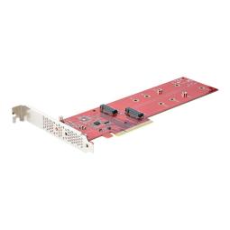 Tarjeta de interfaz startech dual - m2 - pcie - card - b
