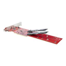 Tarjeta de interfaz startech dual - m2 - pcie - card - b