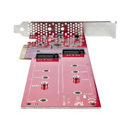 Tarjeta de interfaz startech dual - m2 - pcie - card - b