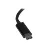 Adaptador usb tipo c a rj45 startech macho - hembra - negro