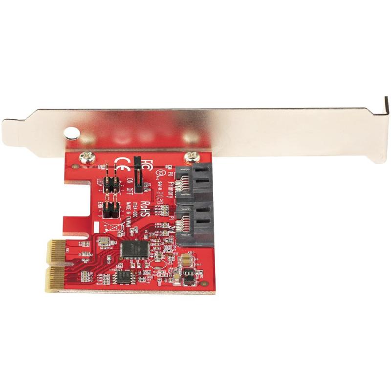 Tarjeta sata startech 2p6gr - pcie - sata - card