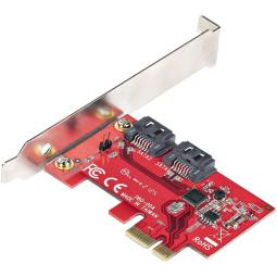 Tarjeta sata startech 2p6g - pcie - sata - card