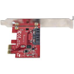 Tarjeta sata startech 2p6g - pcie - sata - card