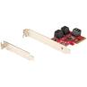Tarjeta sata startech 2p6g - pcie - sata - card