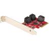 Tarjeta sata startech 6p6g - pcie - sata - card