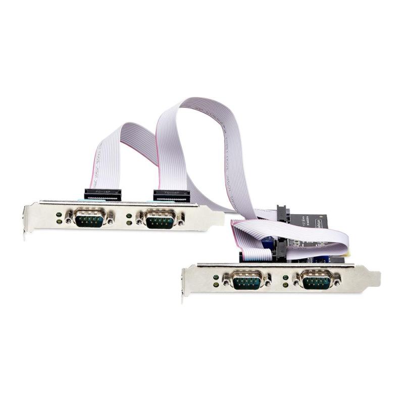Tarjeta de puertos startech ps74adf - serial - card 4x rs232