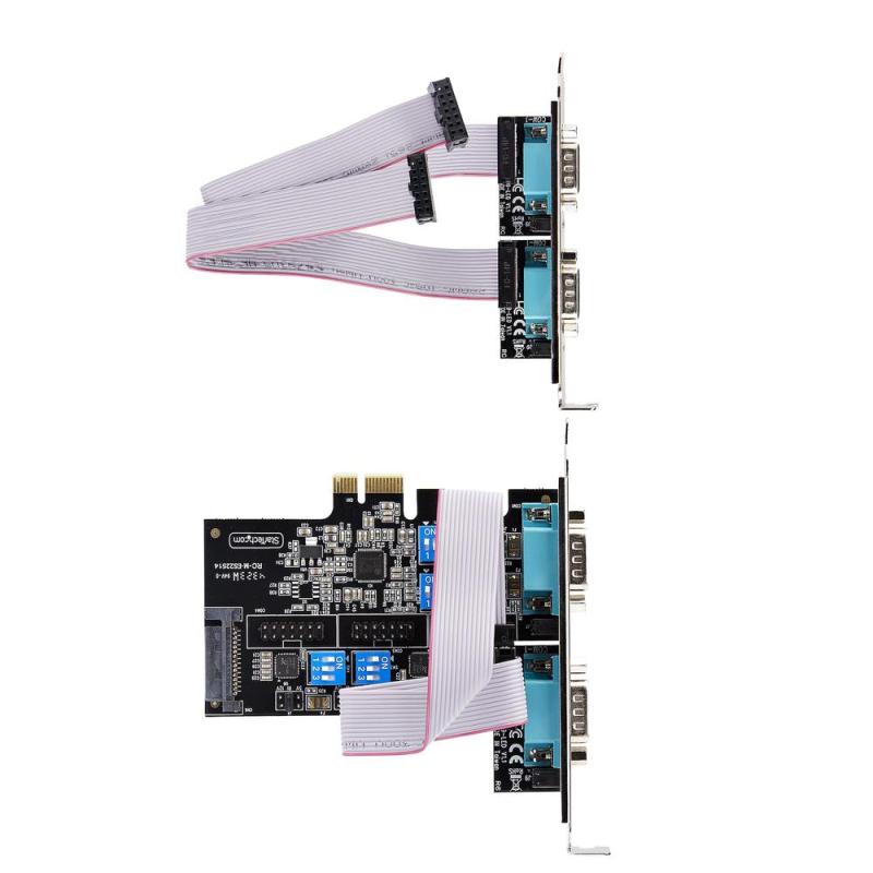Tarjeta de puertos startech ps74adf - serial - card 4x rs232