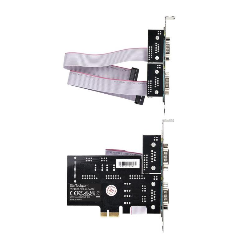 Tarjeta de puertos startech ps74adf - serial - card 4x rs232