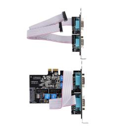 Tarjeta de puertos startech ps74adf - serial - card 4x rs232