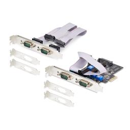 Tarjeta de puertos startech ps74adf - serial - card 4x rs232