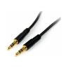 Cable jack 3.5mm startech 1.8m - macho - macho - negro