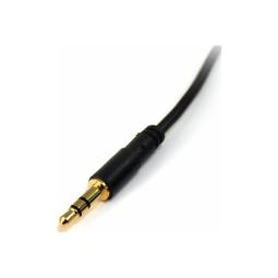 Cable jack 3.5mm startech 1.8m - macho - macho - negro