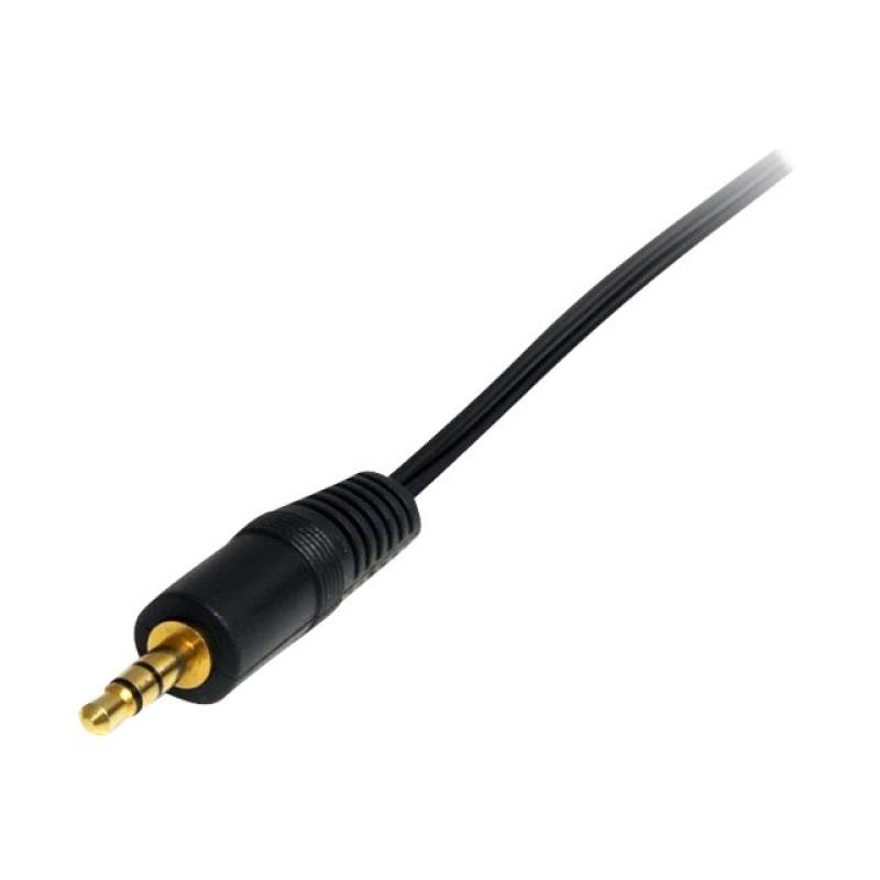 Cable mini jack a rca startech 0.92m - macho - macho - negro