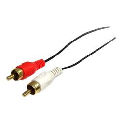 Cable mini jack a rca startech 0.92m - macho - macho - negro