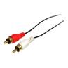 Cable mini jack a rca startech 0.92m - macho - macho - negro