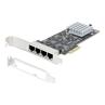 Tarjeta de red startech pr42gi - network - card 4x rj45