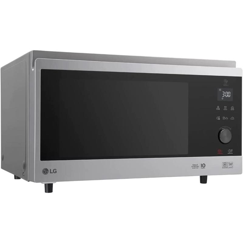Microondas lg mj3965acs - 39l - 1100w - acero inoxidable - smart inverter