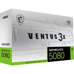 Tarjeta grafica msi rtx 5080 ventus 3x oc white 16gb gddr7