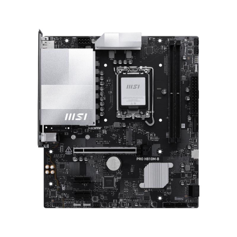 Placa base msi pro pro h810m - b matx