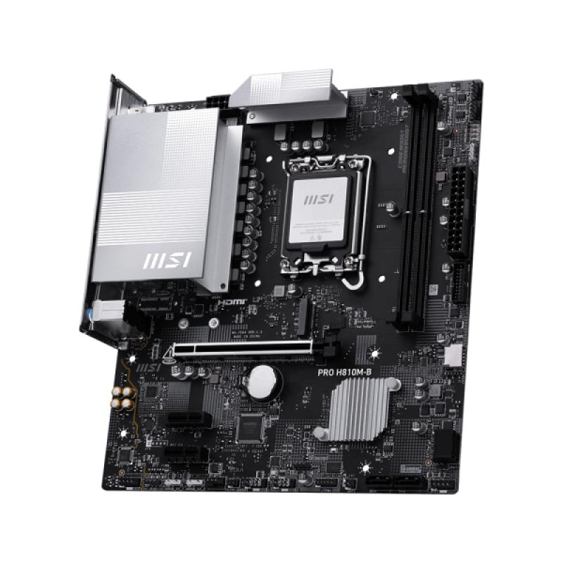 Placa base msi pro pro h810m - b matx