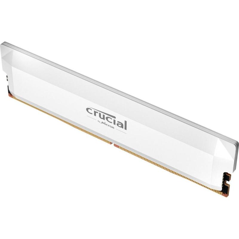 Memoria ram ddr5 16gb crucial pro - udimm - 6400 mhz - pc5 - 51200 - blanca