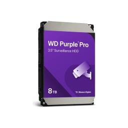 Disco duro interno hdd wd western digital purple pro wd8002purp 8tb 3.5 pulgadas sata 6gb - s 7200rpm 256mb