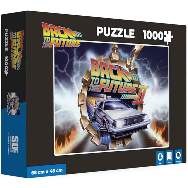 Puzle asmodee 1000 piezas regreso al futuro ii pegi 14 - Imagen 1