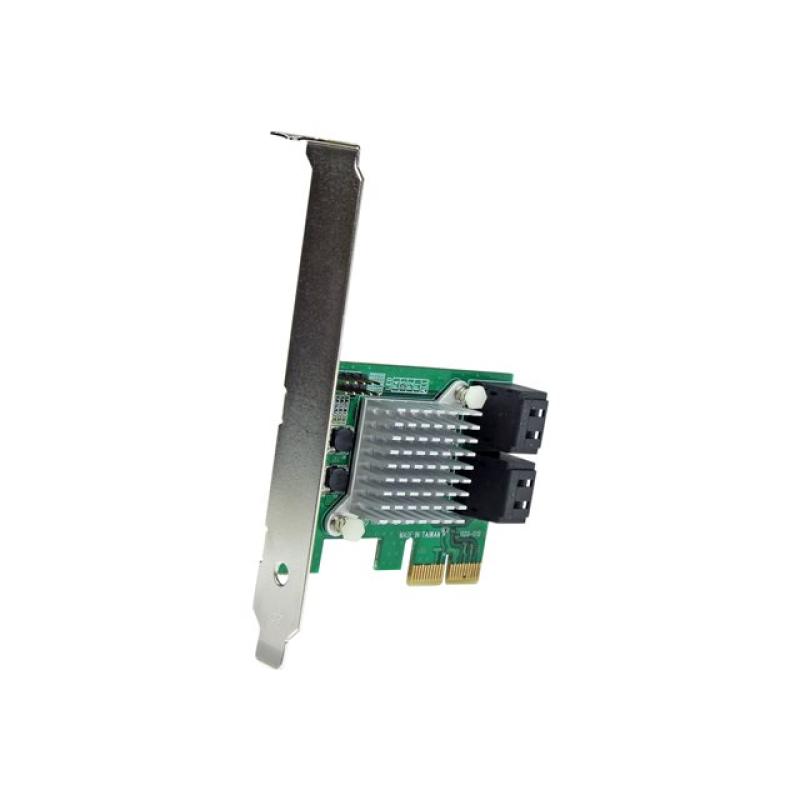 Tarjeta controladora pci express startech pexsat34rh