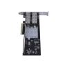 Tarjeta de red startech pex40gqsfdpi 2x qsfp+