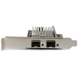 Tarjeta de red startech pex20000sfpi 2x sfp+