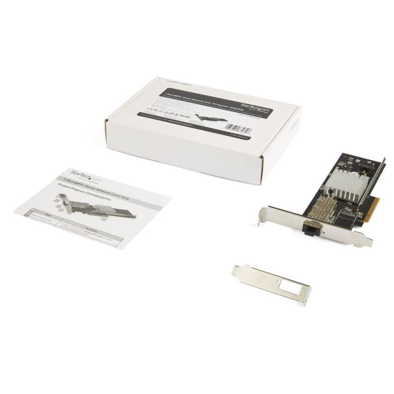 Tarjeta de red startech pex40gqsfpi qsfp+