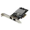 Tarjeta de red startech st2000spexi 2x rj45