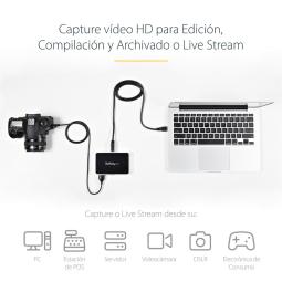 Capturadora de video startech usb3hdcap fhd