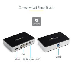 Capturadora de video startech usb3hdcap fhd
