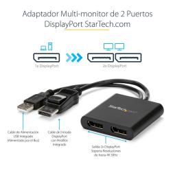 Splitter displatport startech mstdp122dp