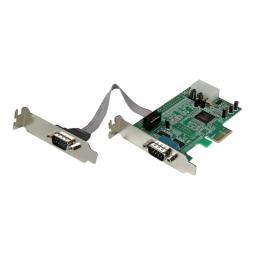 Tarjeta de puertos startech pex2s553lp 2x rs232 serie