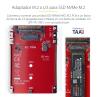 Adaptador m.2 a 2.5 pulgadas startech 1m25 - u3 - m2 - adapter