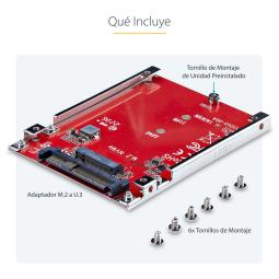 Adaptador m.2 a 2.5 pulgadas startech 1m25 - u3 - m2 - adapter