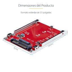 Adaptador m.2 a 2.5 pulgadas startech 1m25 - u3 - m2 - adapter