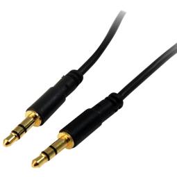 Cable jack 3.5mm startech 4.5m - macho - macho - negro
