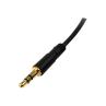 Cable jack 3.5mm startech 4.5m - macho - macho - negro