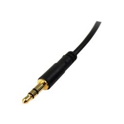 Cable jack 3.5mm startech 4.5m - macho - macho - negro