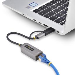 Adaptador usb tipo c - usb 3.2 a rj45 startech macho - hembra